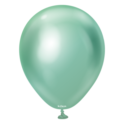 50 x Latex Balloon 12in Mirror Green