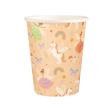 Fairies and Unicorns paper cups 220ml 6pcs.