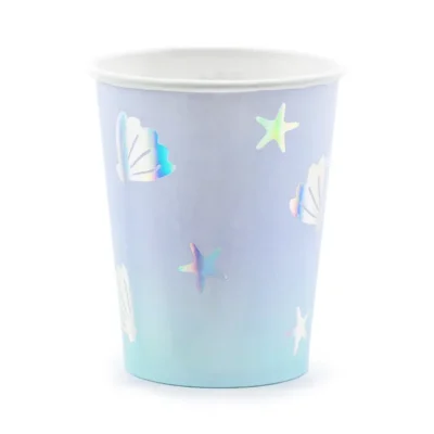 Paper cups Narwhal mix, 220ml, 6pcs