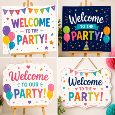 Welcome signs
