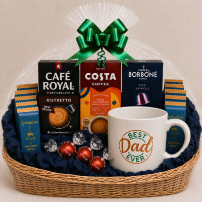 Father's Day Gift Basket: Coffee Lovers and Personalised Card