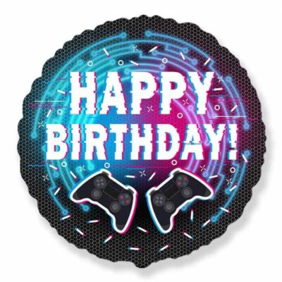 Foil balloon 18in - Happy Birthday - Controller
