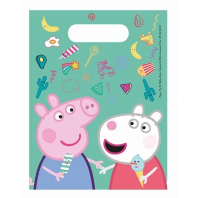 Peppa Pig gift bags, 6 pcs