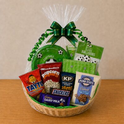 Father's Day Gift Basket: “Football Dad Celebration Basket” (with personalised card)