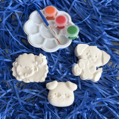 Farm Animals Set of 3 painting craft kit