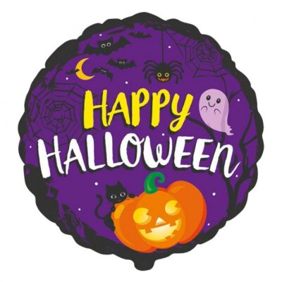 18" foil balloon - Happy Halloween