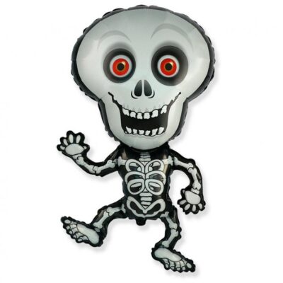 Foil balloon Skeleton Halloween, 24 inches