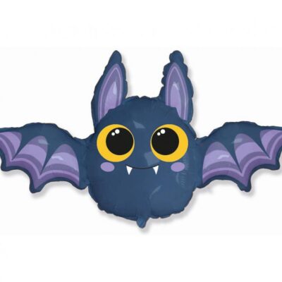 Foil balloon Bat Halloween, 24 inches