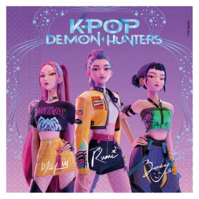 K-Pop Demon Hunters paper napkins (FSC) 33x33 cm, 20 pcs.