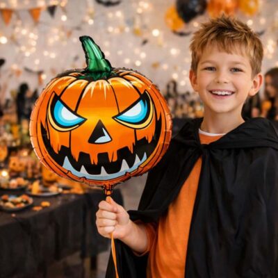 Foil balloon Spooky Pumpkin, 44x46cm
